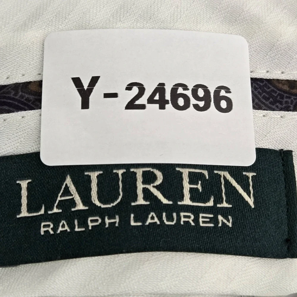 Lauren Ralph Men Pants 36W/34L Blue Wool Dress Pants‎ Total Comfort 33